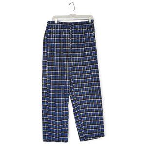 Labeaux Blue Plaid Flannel Lounge Pants Size 18/20W NWT